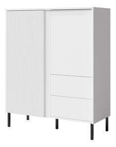 Comodă Munkki 1 (alb + negru)