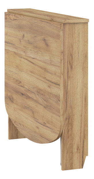 Masă de sufragerie extensibilă Elston 6 (craft auriu) (pentru 2 persoane)