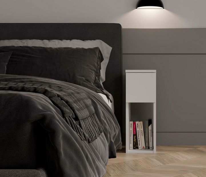 Noptieră Gustaban 1 (alb)