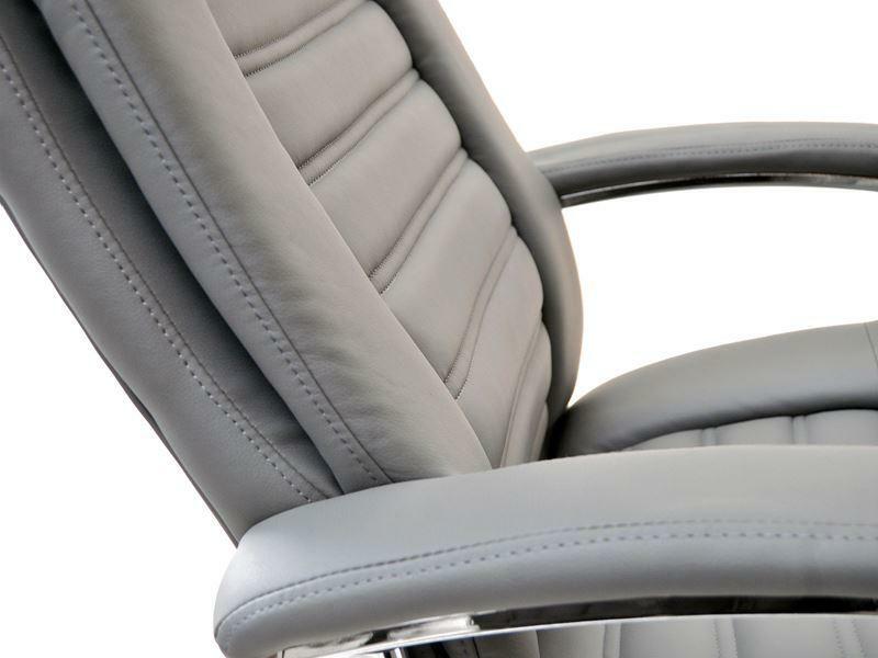 Fotoliu Draggy (gri + crom)