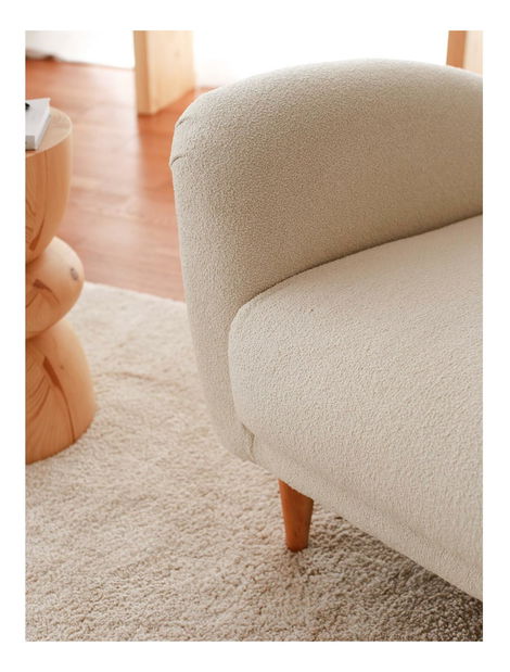 Fotel Tedelezza (fehér + dió)