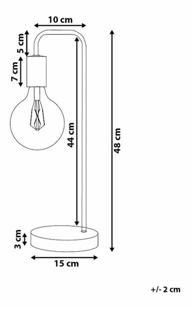 Stolná lampa Salto (zlatá)
