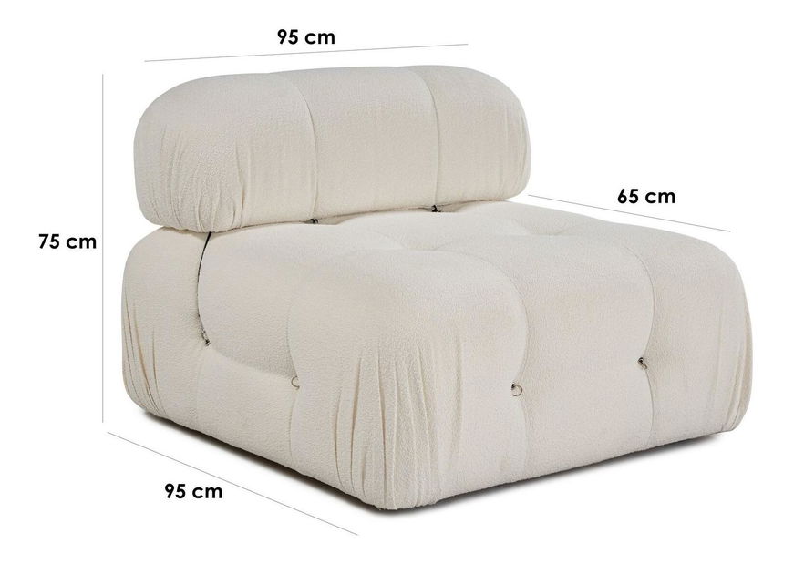 Kreslo Bubel (biela)