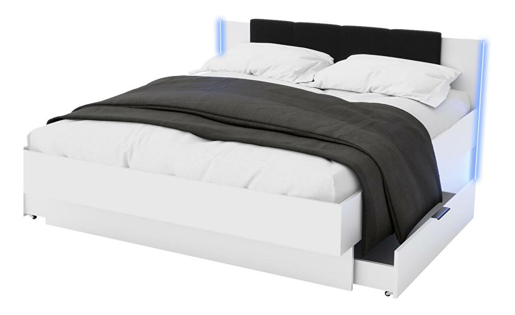 Bračni krevet 160 cm Lewell (bijela)
