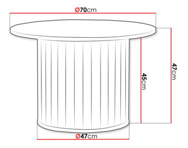 Stolić za kavu Temporada TR7 (kašmir)