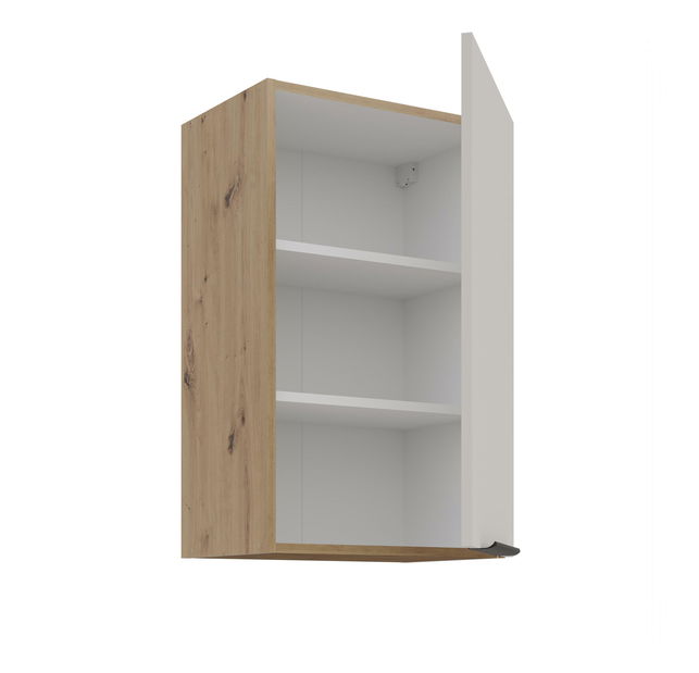 Dulap superior de bucătărie Sayla 45 G-72 1F (cashmir + Stejar artisan)