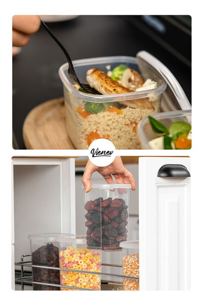 Set posuda za pohranu hrane (6 kom.) Blake 5 (bijela)