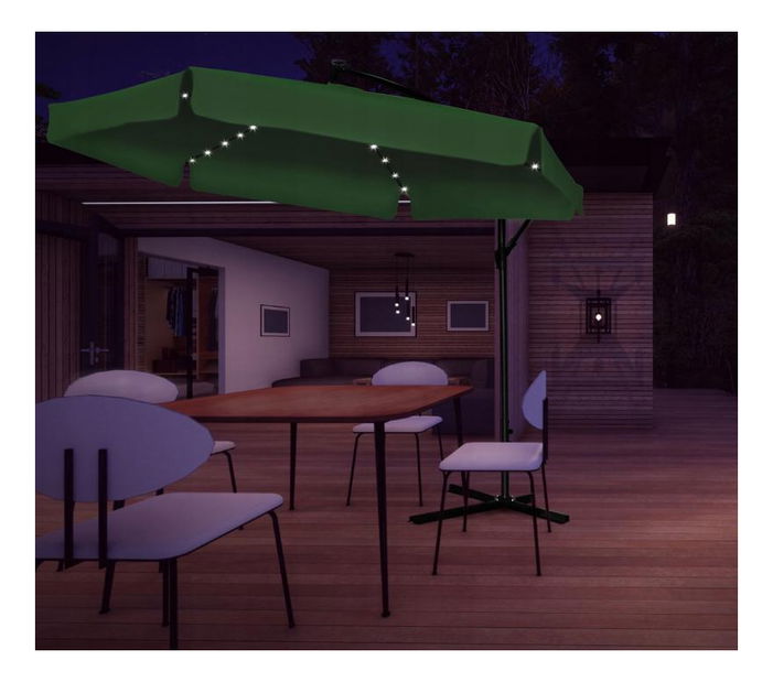 Umbrelă LED Rona M (verde)