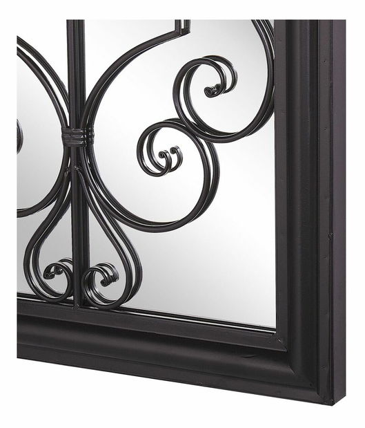 Fali tükör Cherry (fekete)