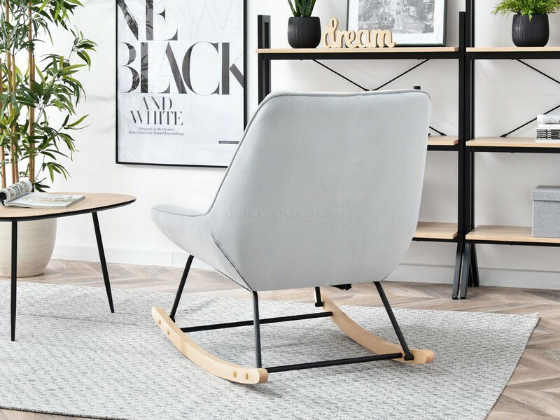 Fotel Bertie (szürke + fekete bükk)