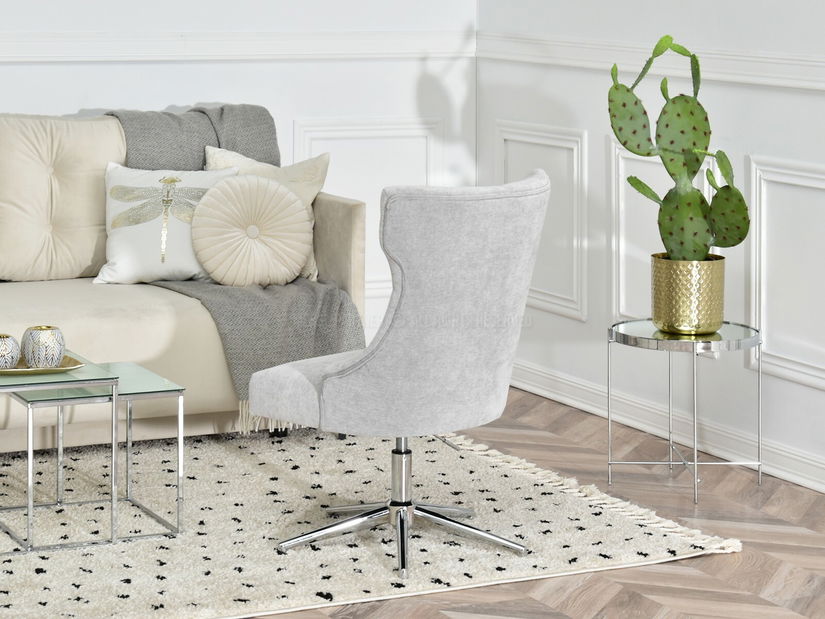 Kreslo Elza (sivá + čierna)