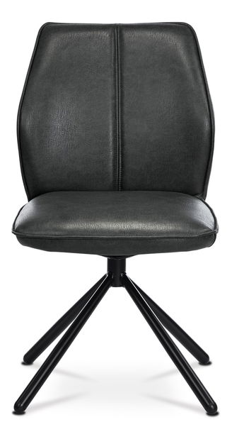 Jedálenská stolička Herbia-397-GREY3 (tmavosivá + čierna)