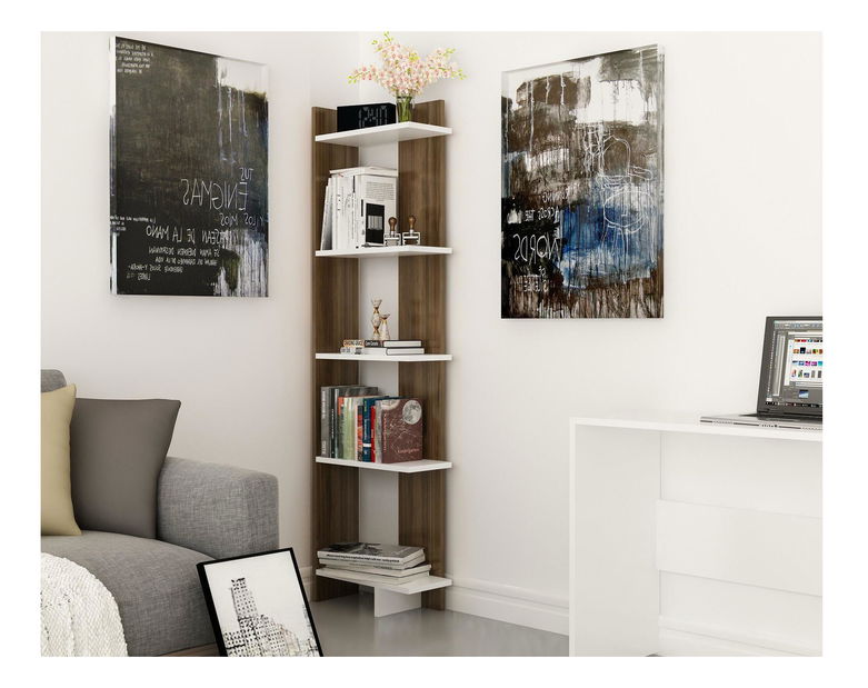 Regál Alexisa (dió + fehér)