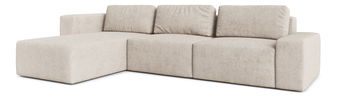 Rohová sedacia súprava Berliner (L) (krémová)