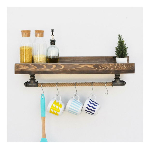 Polica Nenanu 16 (čierna)