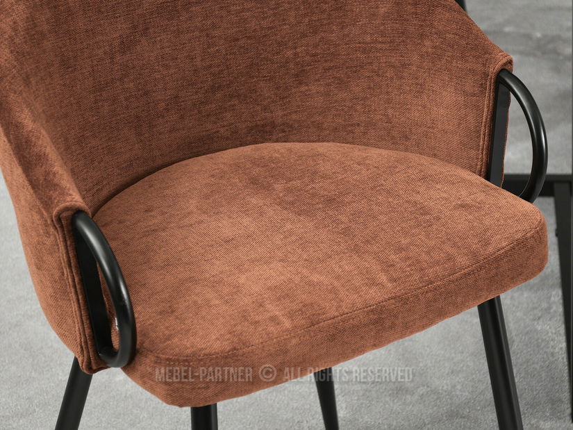 Scaun Carma K (cupru + negru)