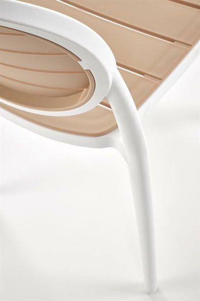 Vrtna stolica Karter (bijela + natural)