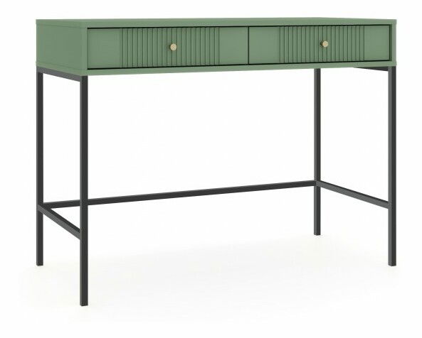 Toaletný stolík Isae 42 (zelená + čierna)