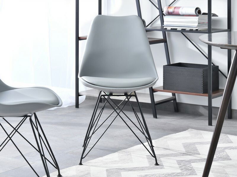 Szék Large Rod (szürke + fekete)