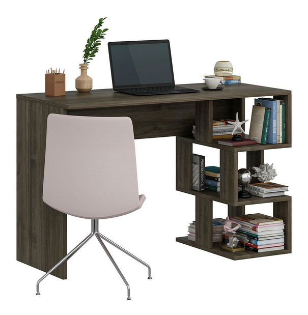 PC asztal Mutipa (dió) 