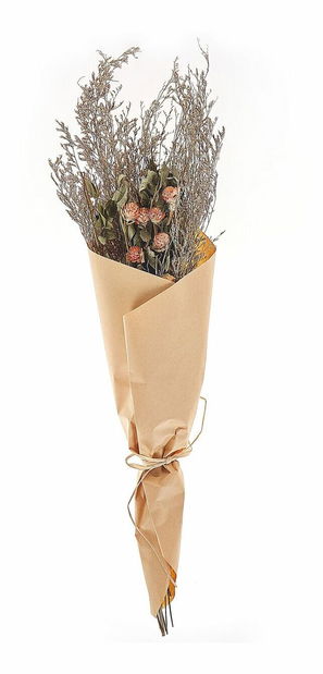 Kytica sušených kvetov Azur (oranžová)