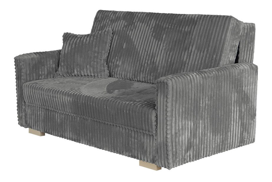 Sofa na razvlačenje Clovea Piano III (siva) (s prostorom za odlaganje)