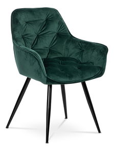 Scaun sufragerie Charli-GRN4 (verde + negru)