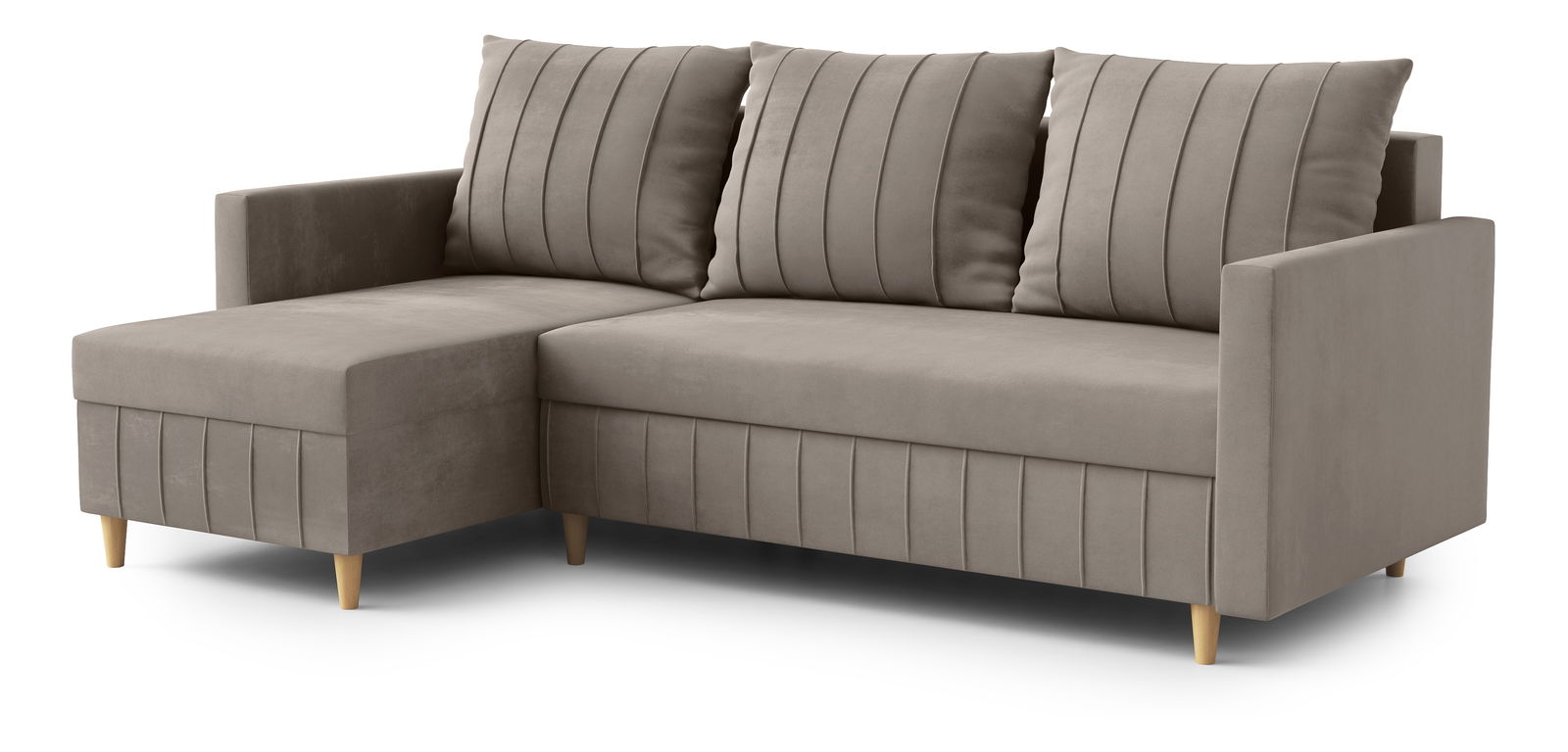 Kutna garnitura Filippo (L) (tamno bež)