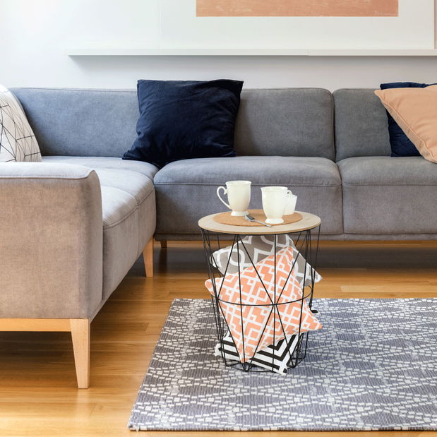 Măsuță de cafea Nanko typ 3 (natural + negru)