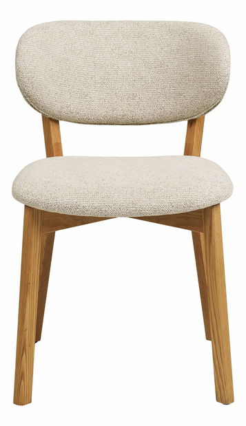 Jedálenská stolička Delina 1 (prírodná + béžová)