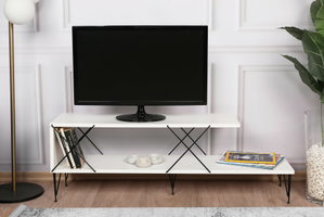 TV asztal/szekrény Loira (fehér)