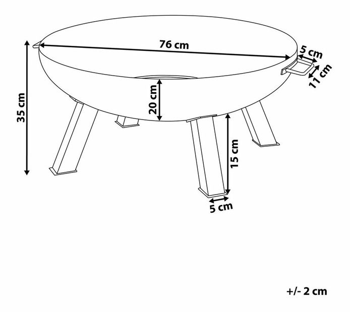Focar Sammie (negru)