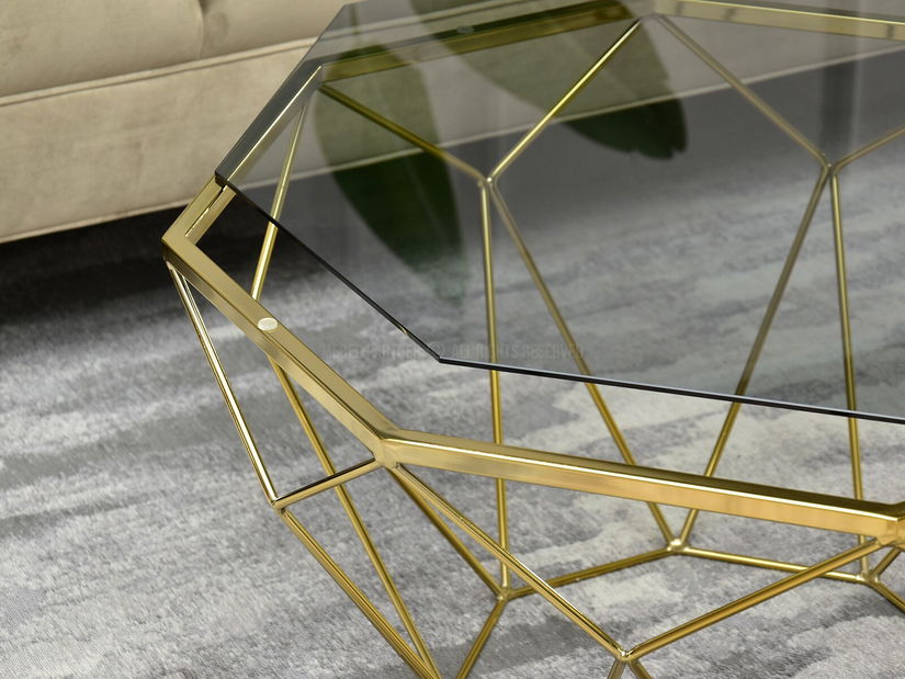 Stolić za kavu Maltez (zlatna)