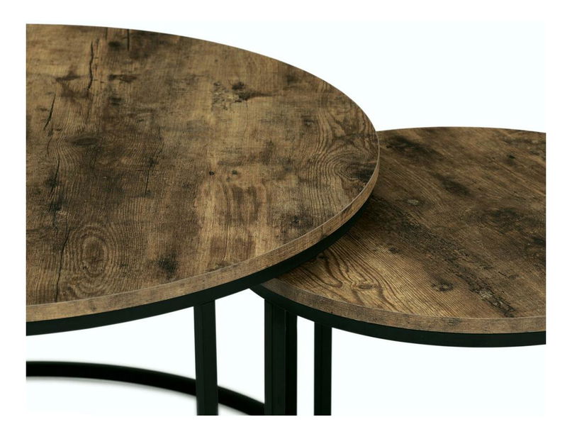 Dohányzóasztal szett (2 db.) Alcanzar (old style wood)