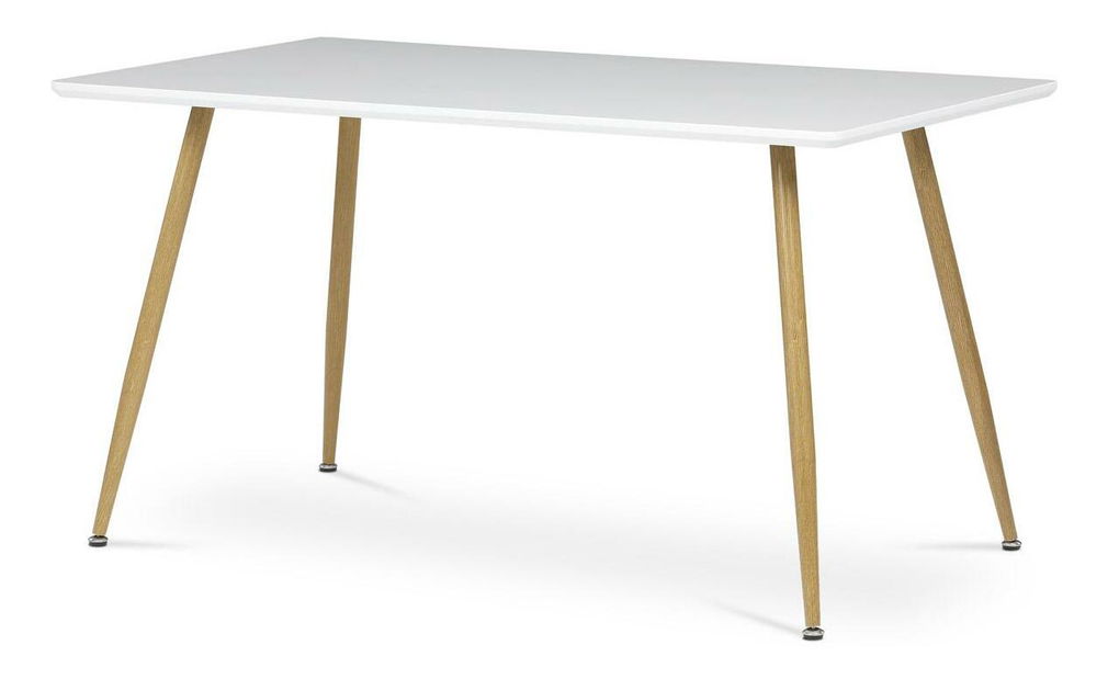 Masă sufragerie Hacian (alb) (pentru 4 persoane)