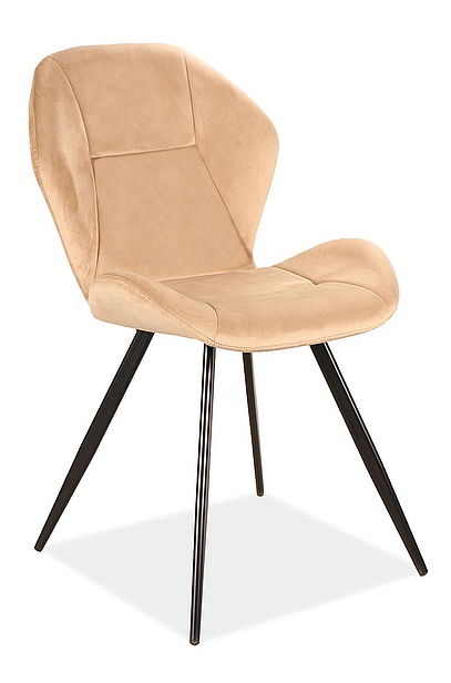 Scaun de sufragerie Glinda (maro deschis + negru)