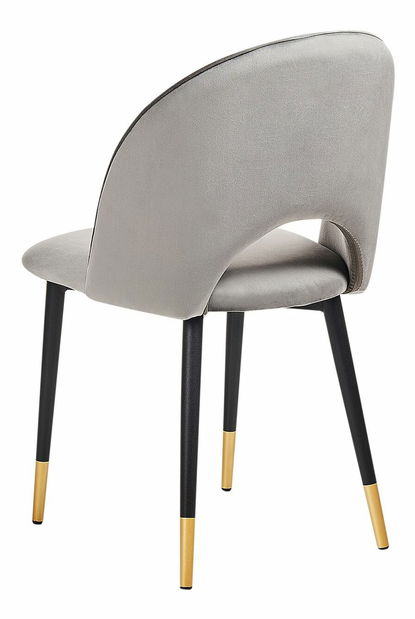 Set 2 buc. scaune pentru sufragerie MAGI (stofă) (gri)