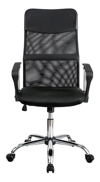 Scaun de birou Archie 06 (Negru + crom) 