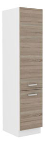 Kuhinjski ormarić za namirnice Domton 40 HSG-200 (korpus: bijela + front: hrast sonoma tartuf)