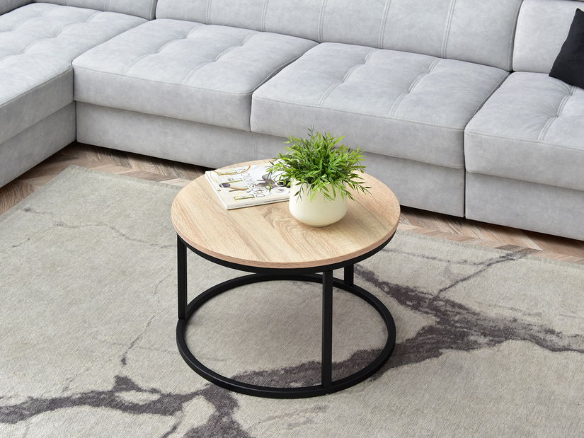 Măsuță de cafea Nucleos (negru)