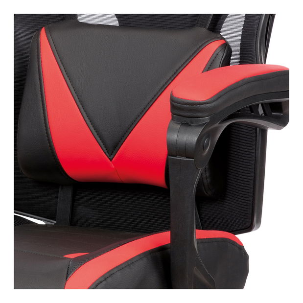 Fotoliu de birou/gaming Yarbun-Y322-RED (Negru + roșu)