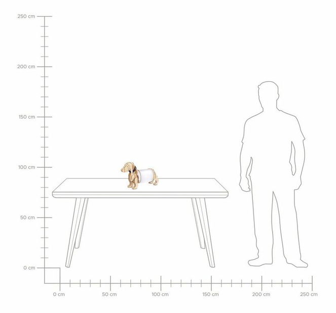 Stolná lampa Louza (svetlé drevo)