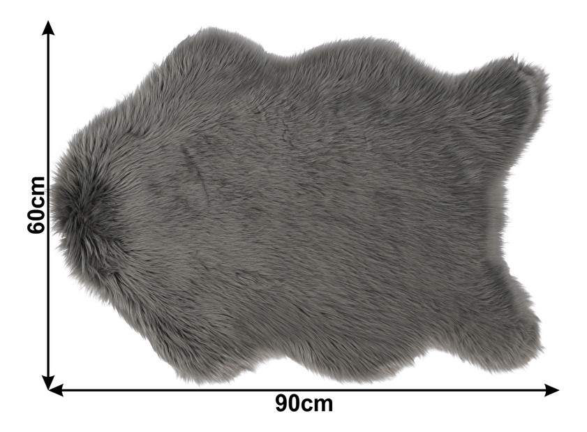 Umelá kožušina 60x90 Eborria typ 5 *výpredaj