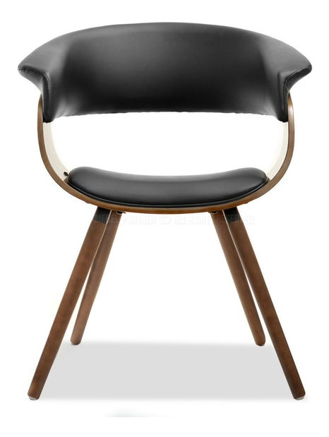 Stolica Enzo K (tamni orah + orah)