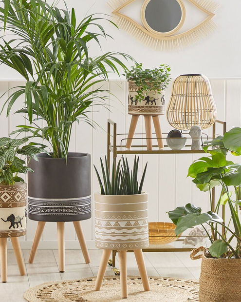 Suport flori Milza (bej)