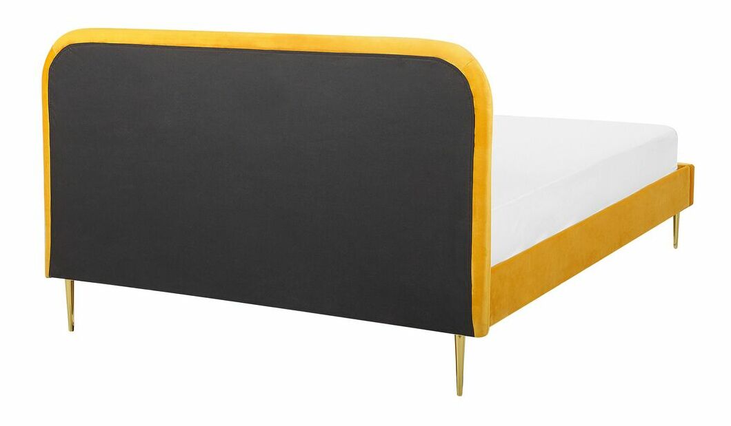 Bračni krevet 160 cm Faris (žuta) (s podnicom)