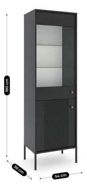 Vitrina Saliesen (crna) 