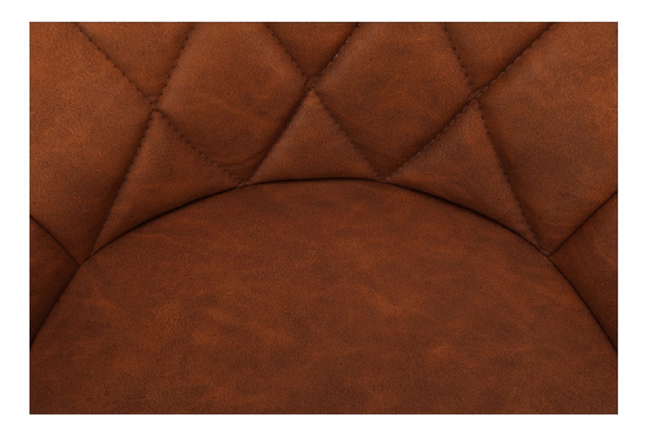 Barová stolička Teken (koňaková + čierna)