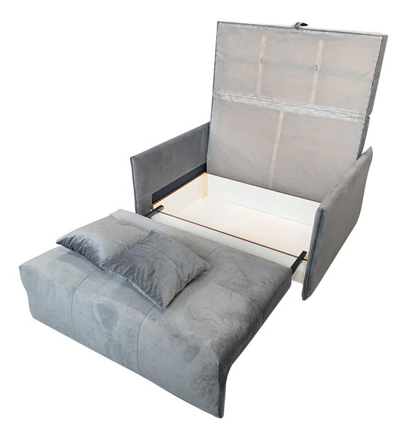 Canapea două locuri Aricca (Gri deschis)