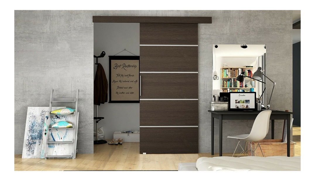 Posuvné dvere Clayton 80 III (choco)